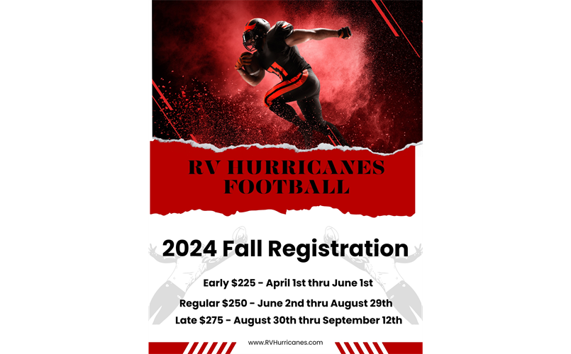 2024 RV Hurricanes Fall registration is here!!!!!