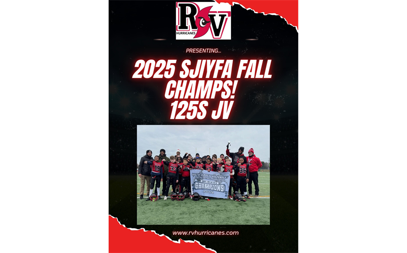 2025 SJIYFA Fall 125S JV Champions! 